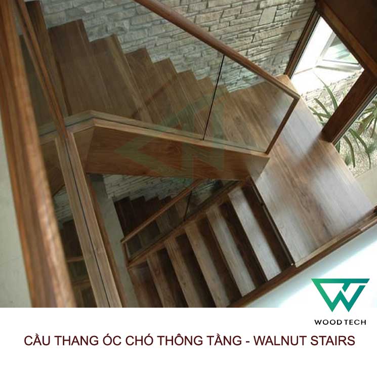 Tiêu chuẩn thiết kế cầu thang gỗ óc chó